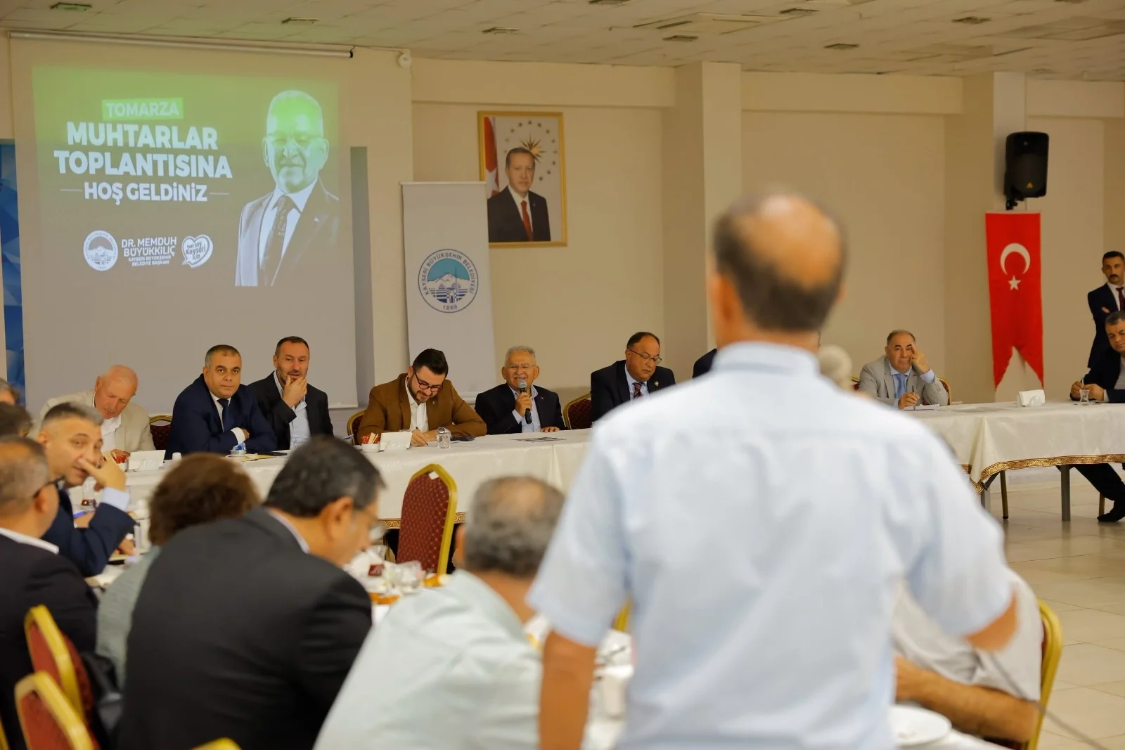 Başkan Büyükkılıç, Tomarza’da muharlarla bir araya geldi