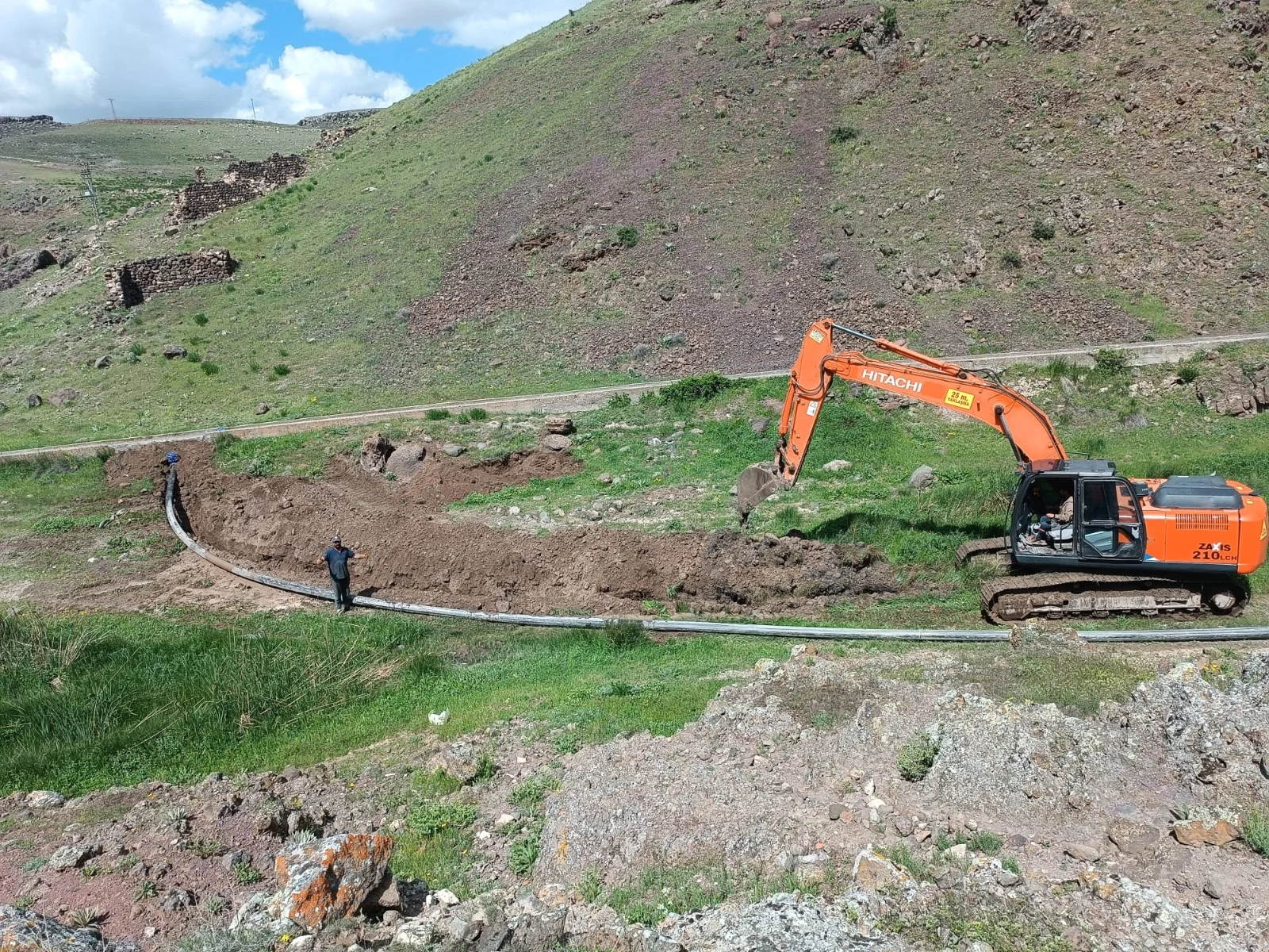 Kayseri’nin 3 ilçesinde tarım arazileri modern sulama sistemine kavuştu