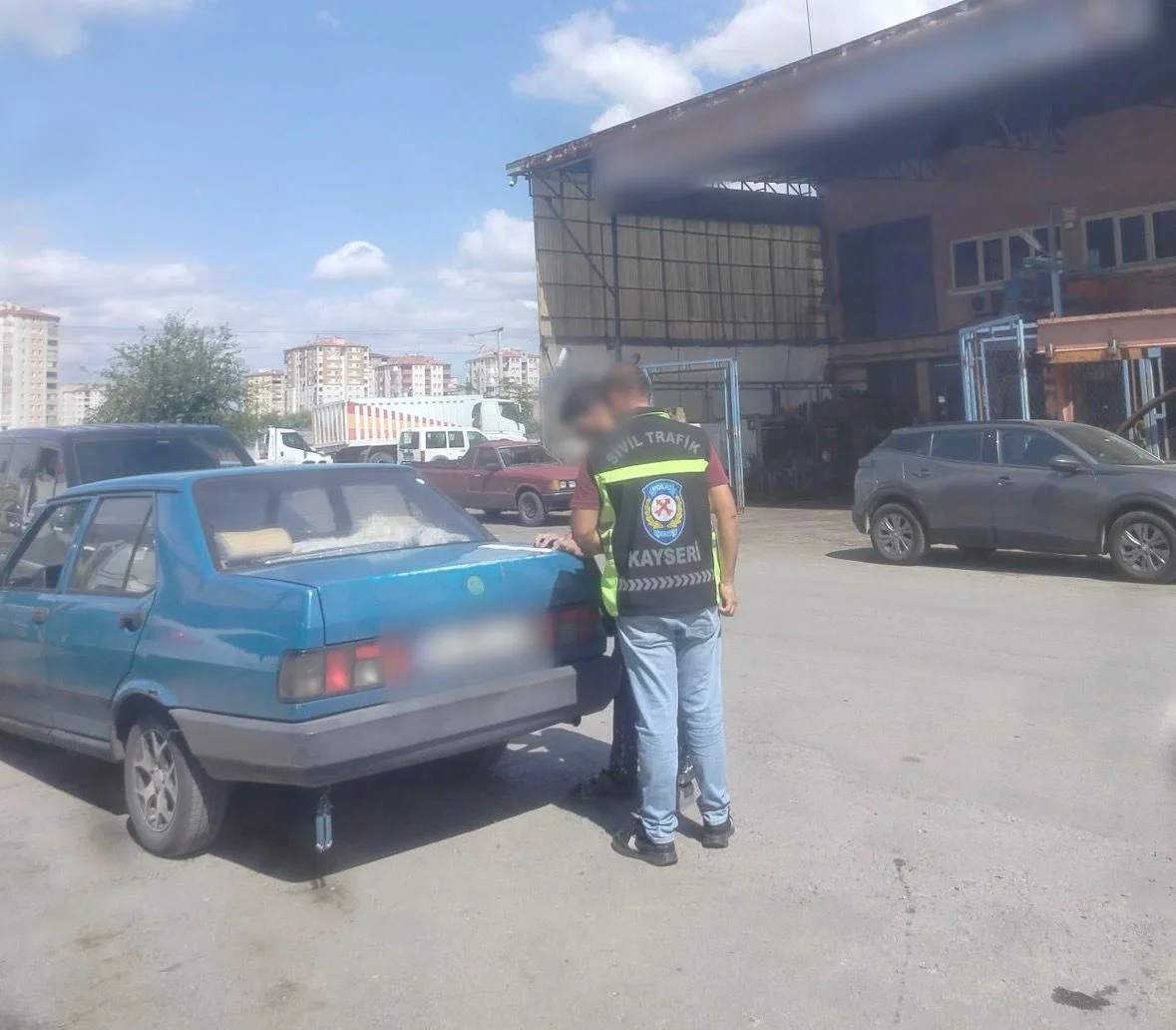 Yeni Sanayide drift yapan sürücüye 140 bin TL ceza