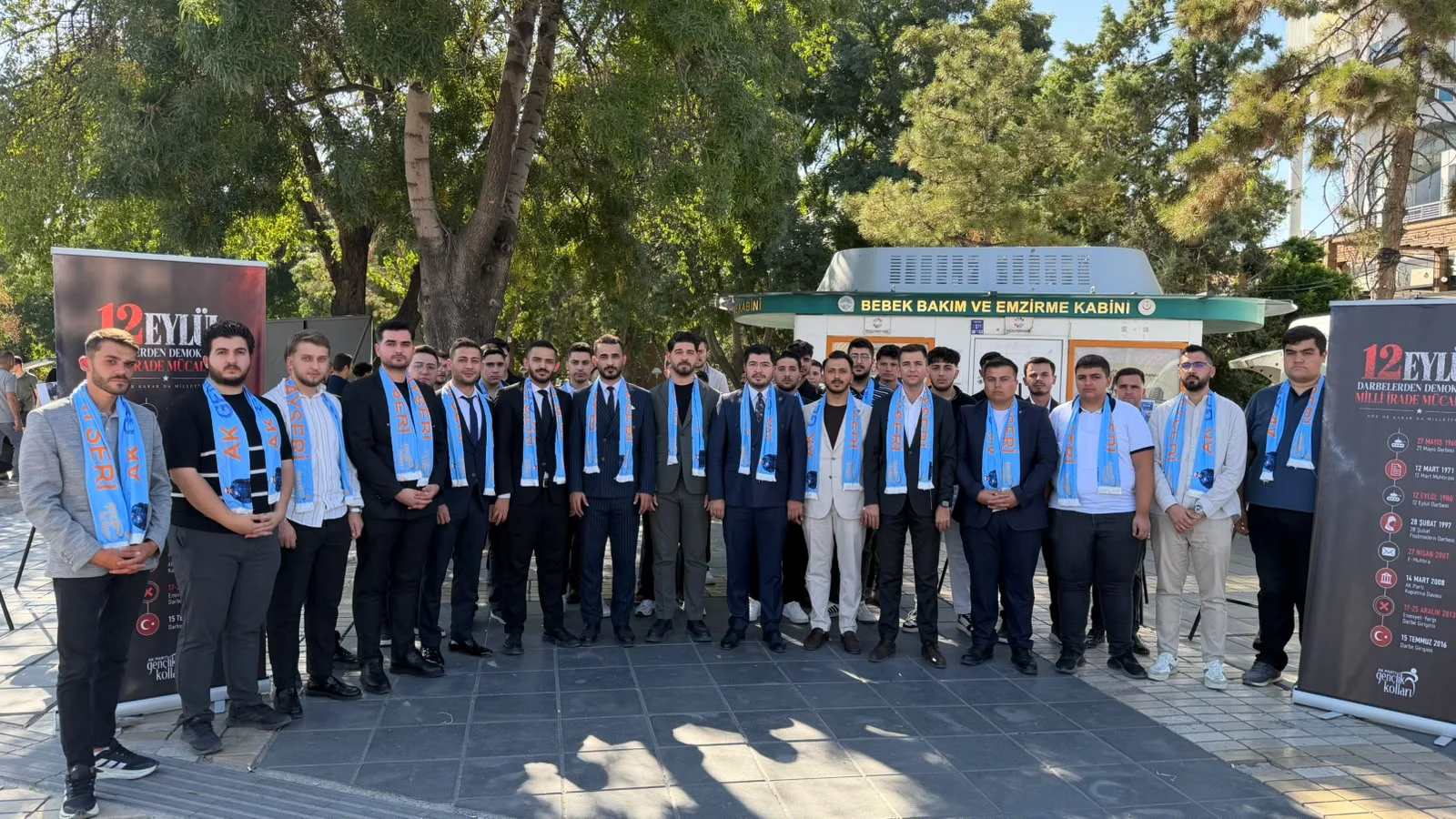 AK Parti Kayseri Gençlik Kolları'ndan 12 Eylül mesajı: "Yeter! Söz de karar da milletindir"