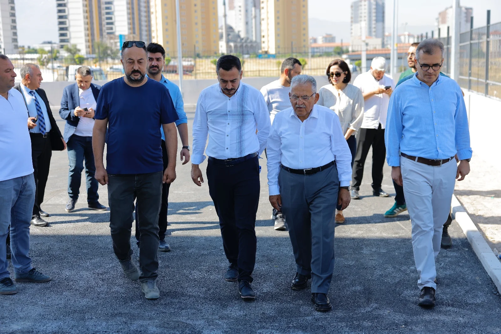 Başkan Büyükkılıç’tan 16 derslikli okul projesinde inceleme